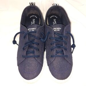 Sperry Navy Top-siders Shorefront Sneakers‎ Size 8.5M